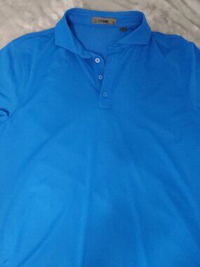 G/FORE Performance Golf Polo Blue Men’s Large Athletic Fit